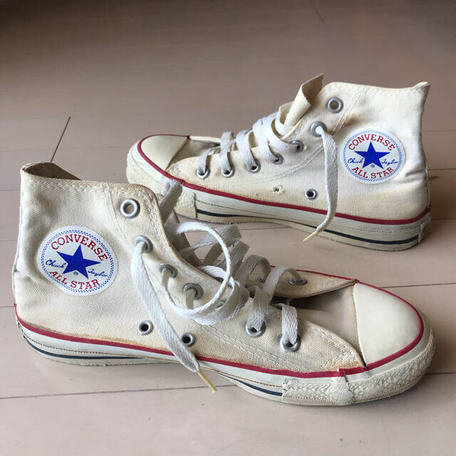 スニーカーチャコさん コンバース ベージュ 24cm  CONVERSE