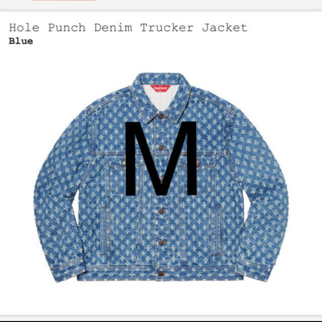 送料無料 punch hole supreme - Supreme denim jacket trucker Gジャン/デニムジャケット