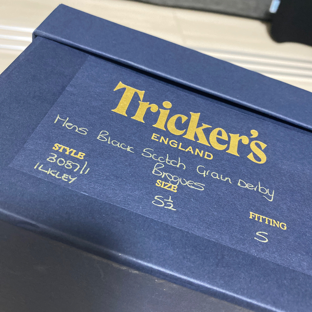 Trickers(トリッカーズ)の★レアモデル★【定価84,700円込】Tricker's/UK5.5/シボ革 メンズの靴/シューズ(ドレス/ビジネス)の商品写真