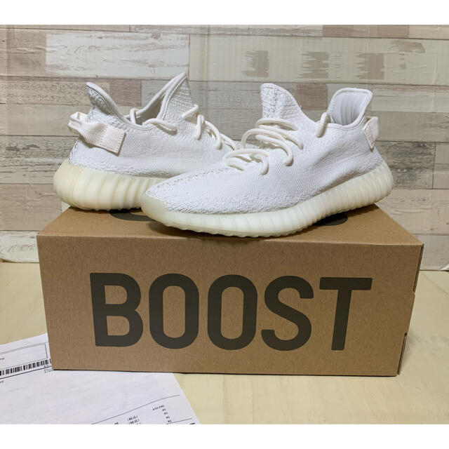 adidas(アディダス)のadidas YEEZY BOOST 350 V2 CWHITE/CWHITE メンズの靴/シューズ(スニーカー)の商品写真