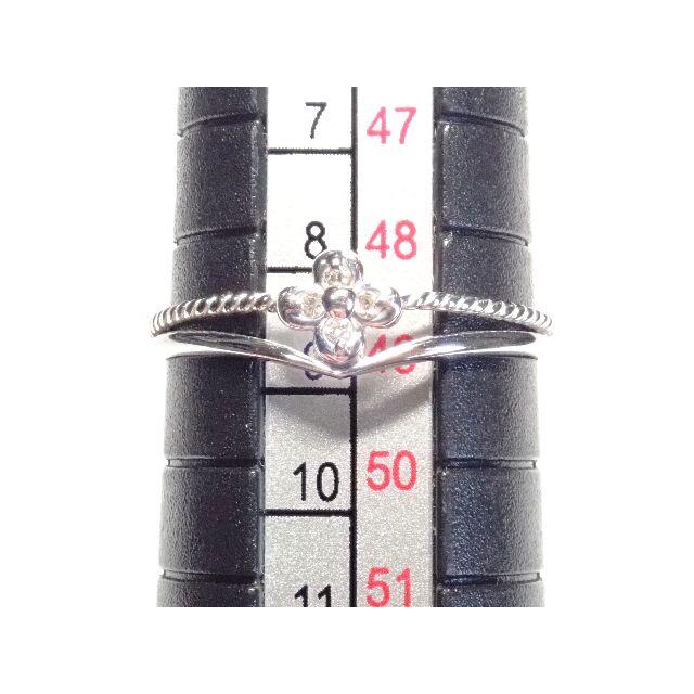 235.K10WG 指輪 ダイヤモンド リング  Ring 8.5号 レディースのアクセサリー(リング(指輪))の商品写真