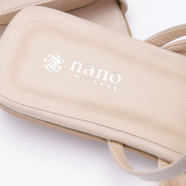 nano・universe(ナノユニバース)の【専用】nano・universe 異素材コンビフラットサンダル レディースの靴/シューズ(サンダル)の商品写真