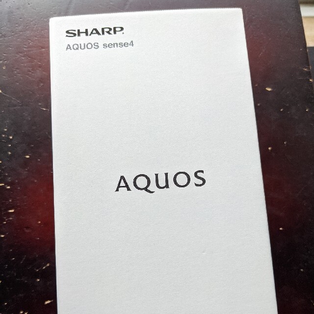 SHARP SIMフリースマホ AQUOS sense4 ブラック 1