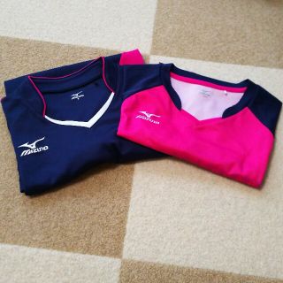 ミズノ(MIZUNO)の【はる様】MIZUNO ゲームシャツ レディース2点セット(バドミントン)