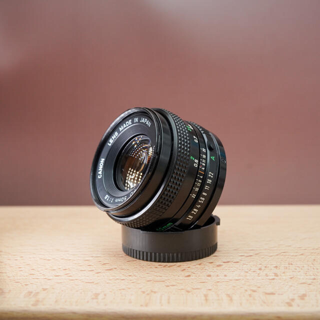 【並品】 Canon New FD 50mm F1.8 後期型　人気の単焦点