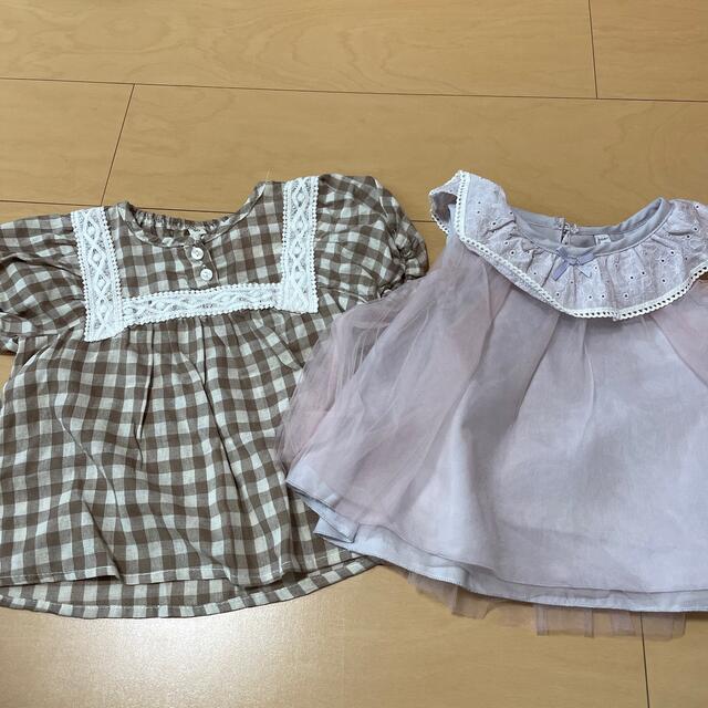 しまむら(シマムラ)のしまむら　トップスセット キッズ/ベビー/マタニティのキッズ服女の子用(90cm~)(Tシャツ/カットソー)の商品写真