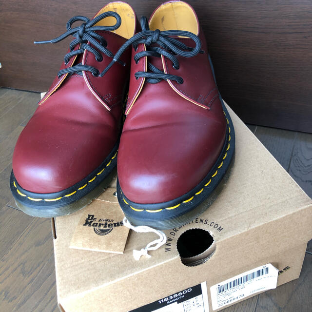 Dr.Martens(ドクターマーチン)のDr.Martens-ドクターマーチン 1461 3ホール  チェリーレッド　 レディースの靴/シューズ(ブーツ)の商品写真