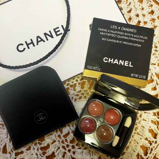 CHANEL(シャネル)の美品！シャネルレキャトルオンブル 362 カンドゥールエプロヴォカシオン コスメ/美容のベースメイク/化粧品(アイシャドウ)の商品写真