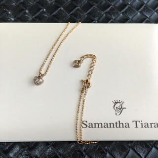 サマンサティアラ(Samantha Tiara)のサマンサティアラ  k18 ハート ネックレス(ネックレス)