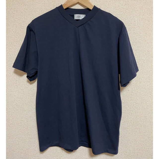 URBAN RESEARCH(アーバンリサーチ)のWORK NOT WORK コットンナイロンVネックチューブTシャツ メンズのトップス(Tシャツ/カットソー(半袖/袖なし))の商品写真