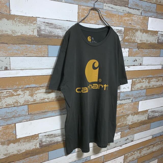 carhartt(カーハート)の【90s】【人気】carhartt カーハート Tシャツ デカロゴ トップス メンズのトップス(Tシャツ/カットソー(半袖/袖なし))の商品写真