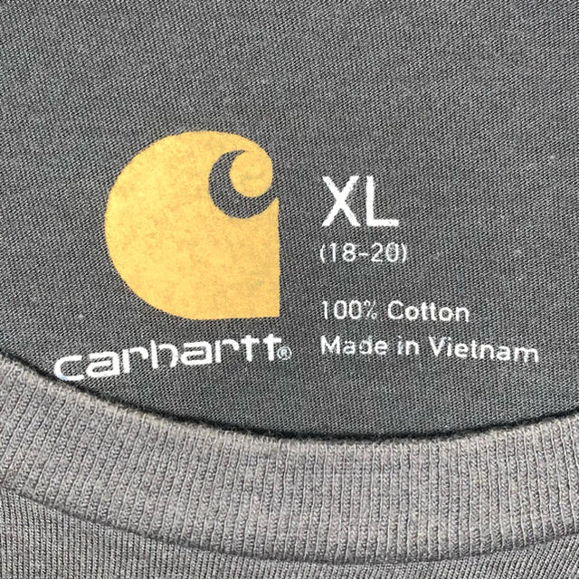 carhartt(カーハート)の【90s】【人気】carhartt カーハート Tシャツ デカロゴ トップス メンズのトップス(Tシャツ/カットソー(半袖/袖なし))の商品写真