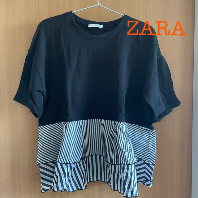 ZARA(ザラ)のフリルトップス レディースのトップス(Tシャツ(半袖/袖なし))の商品写真