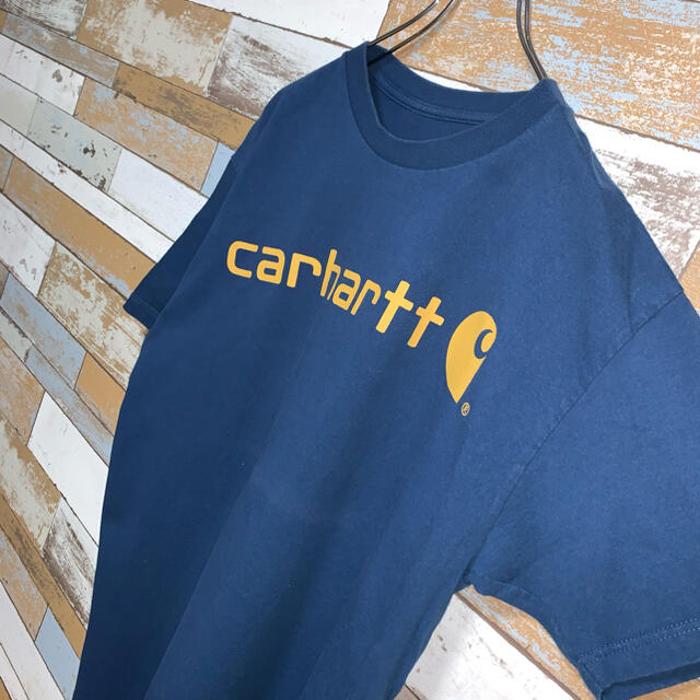 carhartt(カーハート)の【90s】【人気】carhartt カーハート Tシャツ デカロゴ トップス メンズのトップス(Tシャツ/カットソー(半袖/袖なし))の商品写真