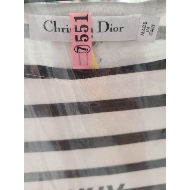 Christian Dior(クリスチャンディオール)の専用　　　　　　　　　　クリスチャン　ディオール　DIOR ボーダー　トップス レディースのトップス(カットソー(半袖/袖なし))の商品写真