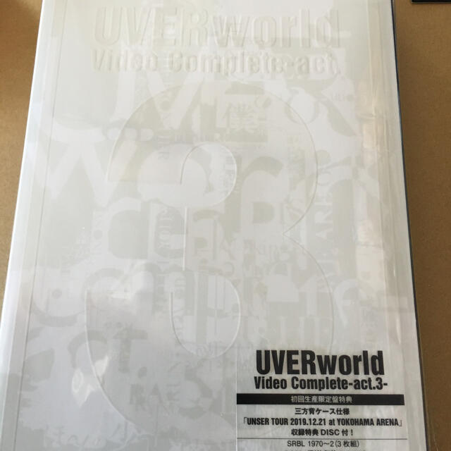 UVERworld Video Complete act.3 初回盤 DVD新品