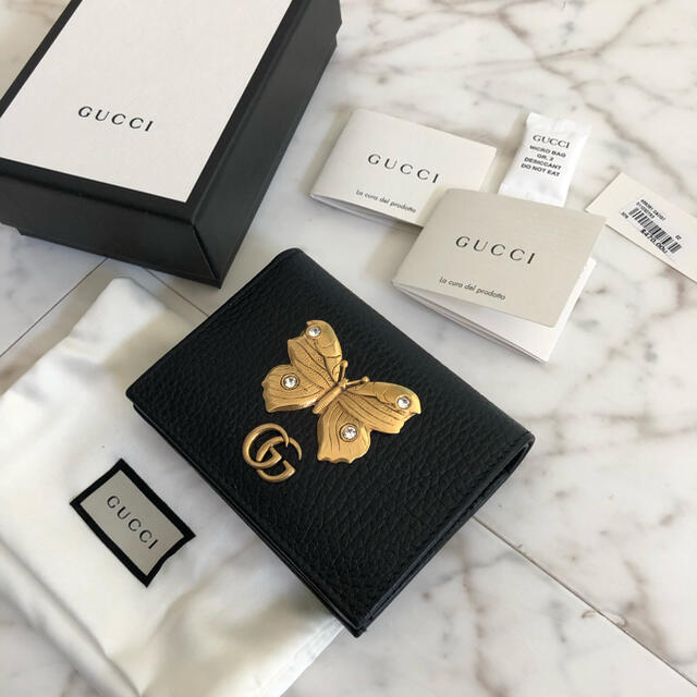 Gucci(グッチ)の♡様専用 GUCCI 二つ折り財布 バタフライ レディースのファッション小物(財布)の商品写真