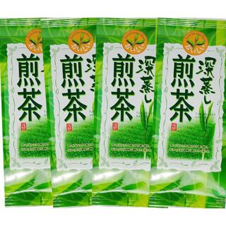 鹿児島県産 深蒸し茶 煎茶100g　4袋セット 地元神戸のスーパーでも大人気！！(茶)