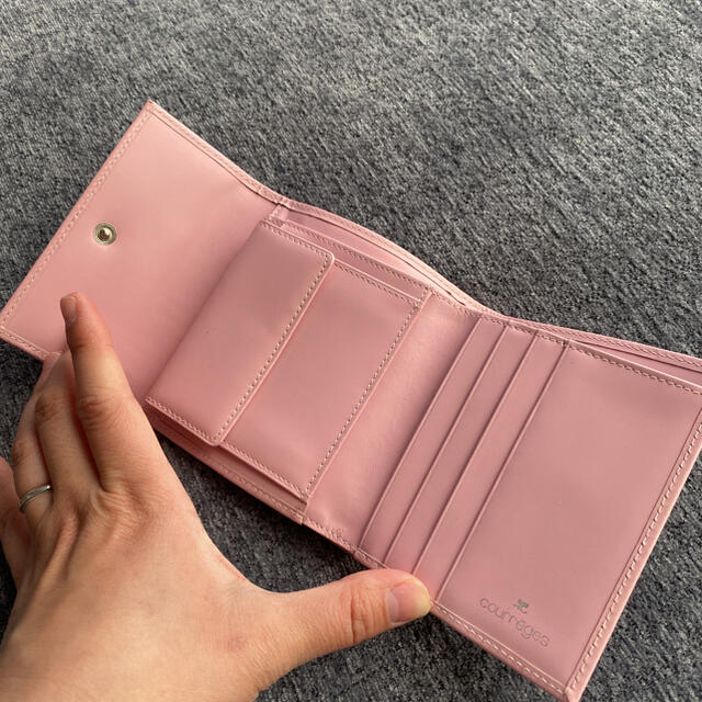 Courreges(クレージュ)の美品♡クレージュ♡折り畳み財布　ピンク レディースのファッション小物(財布)の商品写真