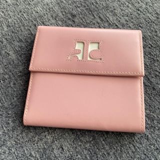 クレージュ(Courreges)の美品♡クレージュ♡折り畳み財布　ピンク(財布)