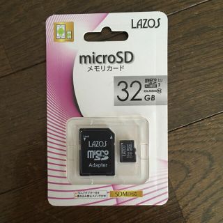 LAZOS microSDカード 32GB クラス10 高速 Android(PC周辺機器)