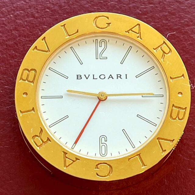 BVLGARI - 送料無料【BVLGARI ブルガリ】ABB37WG ✨置時計✨修理サービス付き