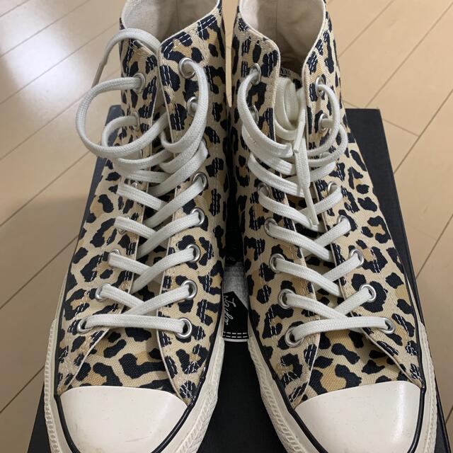 キムタク着 WACKO MARIA CONVERSE レオパード