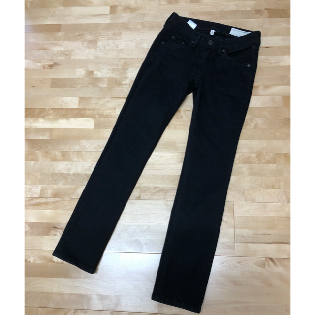 Rag & Bone(ラグアンドボーン)のrag&bone／CAPRI ブラッグデニムパンツ／サイズ24 ① レディースのパンツ(デニム/ジーンズ)の商品写真