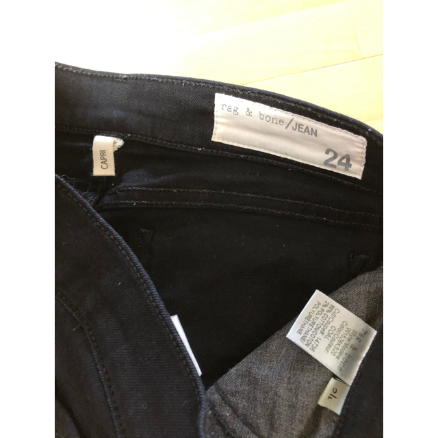 Rag & Bone(ラグアンドボーン)のrag&bone／CAPRI ブラッグデニムパンツ／サイズ24 ① レディースのパンツ(デニム/ジーンズ)の商品写真