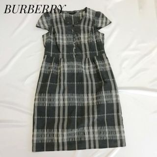 バーバリー(BURBERRY)のバーバリー　チェック　大きいサイズ　ワンピース(ひざ丈ワンピース)