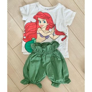 ディズニー(Disney)のアリエル　リトルマーメイド　仮装　子供服　ディズニー　(Tシャツ/カットソー)