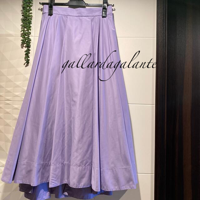 GALLARDA GALANTE(ガリャルダガランテ)のランダムタックフレアスカート0size レディースのスカート(ロングスカート)の商品写真