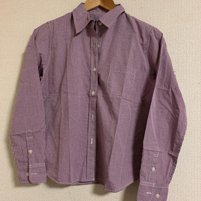UNIQLO(ユニクロ)のユニクロギンガムチェックシャツ レディースのトップス(シャツ/ブラウス(半袖/袖なし))の商品写真
