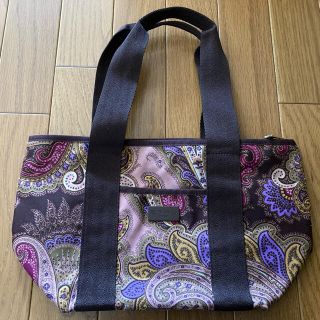 エトロ(ETRO)のエトロ ETRO トートバッグ　ペイズリー柄　ダークブラウン系マルチ(トートバッグ)