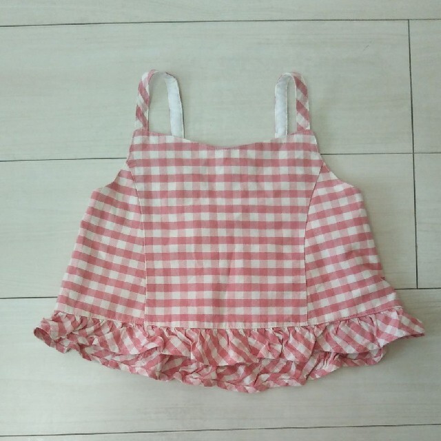 GU(ジーユー)の【値下げ‼】GU　キッズ　ビスチェ キッズ/ベビー/マタニティのキッズ服女の子用(90cm~)(その他)の商品写真