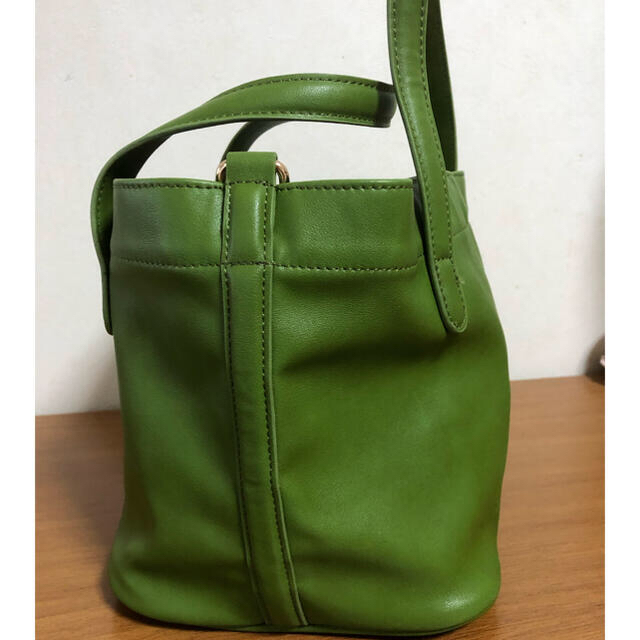 LAURA ASHLEY(ローラアシュレイ)のLAURA ASHLEYのトートバック(未使用品)グリーン レディースのバッグ(トートバッグ)の商品写真