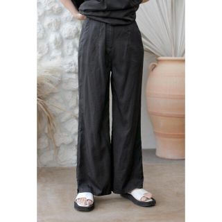 パンツ定価以下.room306???? Matt Satin Wide Pants/ S - カジュアルパンツ