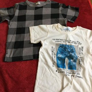ジーユー(GU)のTシャツ２枚セット　130cmと140cm GU(Tシャツ/カットソー)