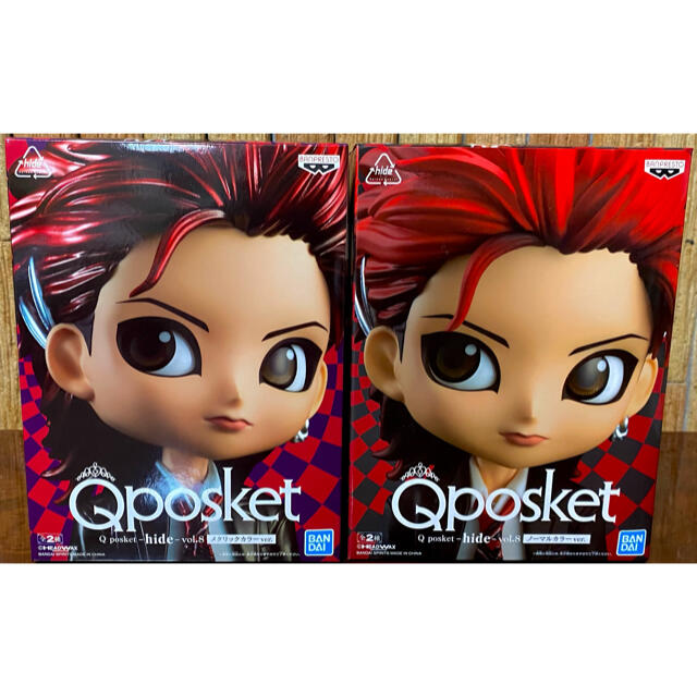 BANPRESTO(バンプレスト)の【即購入OK】Qposket hide フィギュア Vol.8 2体セット エンタメ/ホビーのタレントグッズ(ミュージシャン)の商品写真