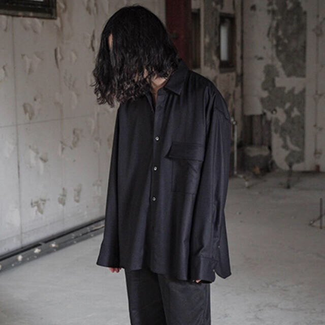 SUNSEA(サンシー)の最終価格 stein 19aw Oversized Down Pat Shirt メンズのトップス(シャツ)の商品写真