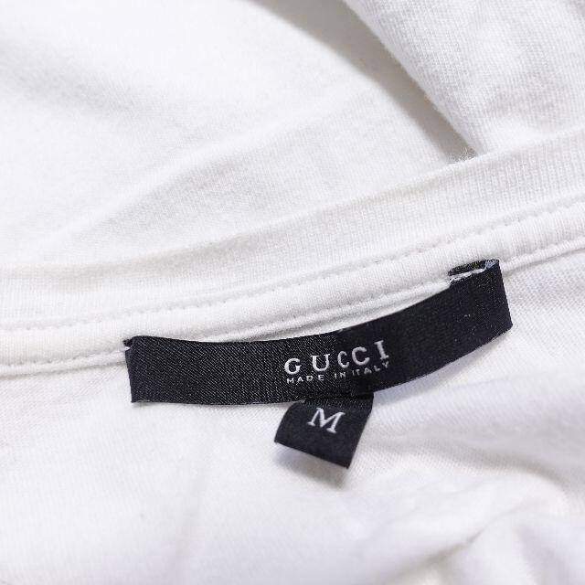 Gucci(グッチ)の■Gucci　Tシャツ　ホワイト　メンズM メンズのトップス(Tシャツ/カットソー(七分/長袖))の商品写真