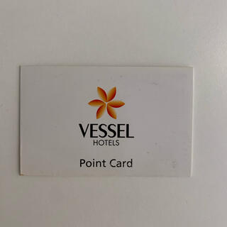 ベッセルホテル10ポイント特典カード(宿泊券)