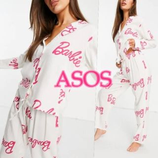 エイソス(asos)のエイソス　Barbieロゴパジャマ　新品(パジャマ)