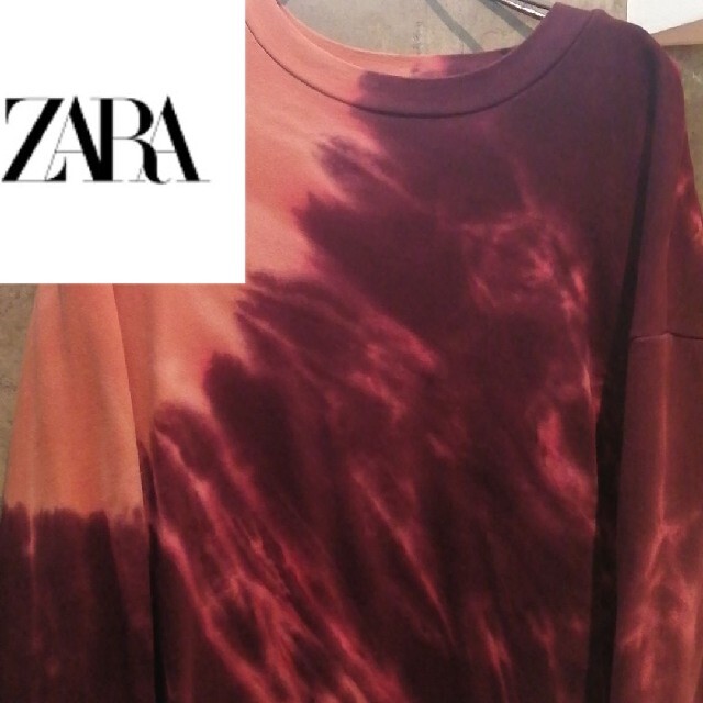 ZARA(ザラ)の【血液スモーク】ZARAスウェット  ブラックアイパッチ　ウエステッドユース メンズのトップス(スウェット)の商品写真