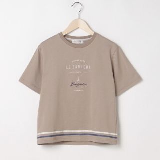 ポンポネット(pom ponette)のポンポネット新品新作タグ付き裾ラインカレッジロゴ半袖Tシャツ150(Tシャツ/カットソー)