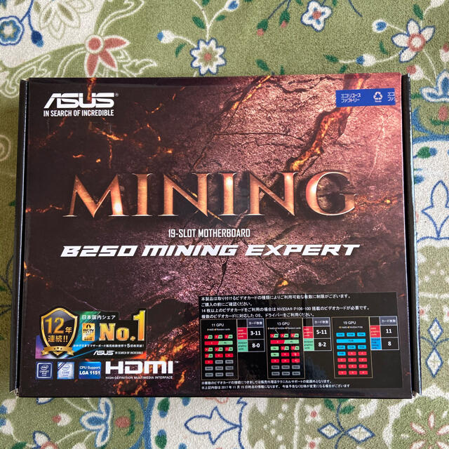 PCパーツASUS B250 MINING EXPERT