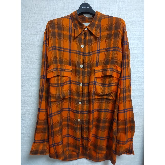 BED j.w. FORD Over sized check blouse 0