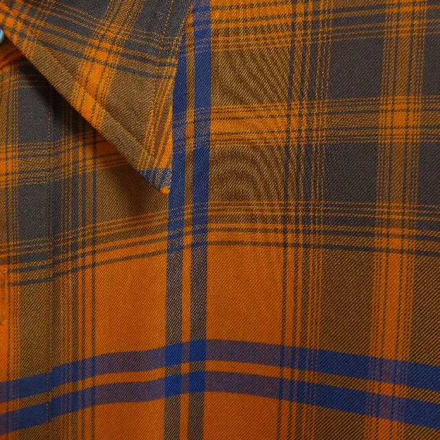 BED j.w. FORD Over sized check blouse 0 2