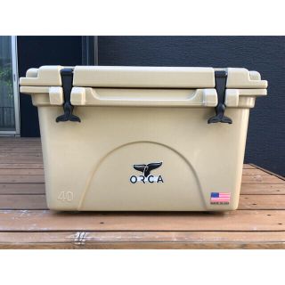 スノーピーク(Snow Peak)のぽんず様専用　orca クーラーボックス　40qt 人気タンカラー(その他)