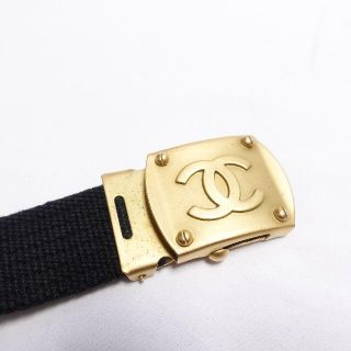 ■CHANEL　ブラック　ベルト　メンズ